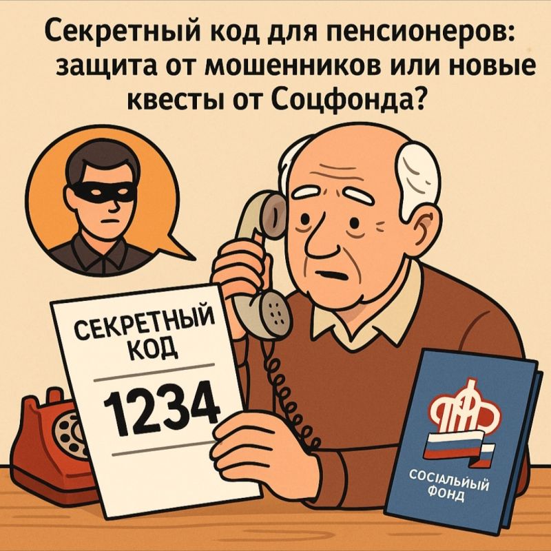 Секретный код для пенсионеров: новое слово в борьбе с мошенниками или очередная головная боль?