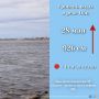 Уровень воды в реке Оби 28 мая