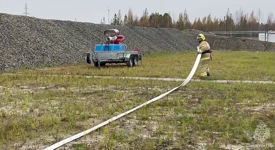 Учения по ликвидации ЧС на нефтегазовом объекте