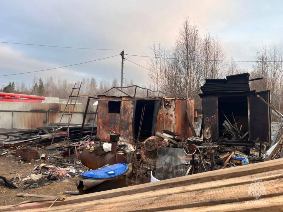 В Мегионе на пожаре погибли два человека