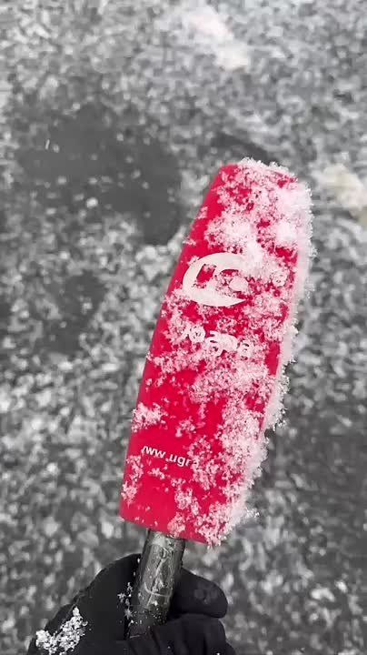 Сургут сегодня в лёгком снежном хаосе!