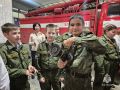 Профориентационная экскурсия для кадетов в пожарно-спасательном подразделении