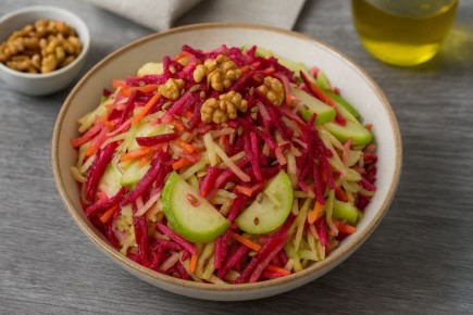 Полезный салат без майонеза — максимум пользы и вкуса