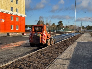 В Сургуте завершается строительство дороги по улице Тюменской