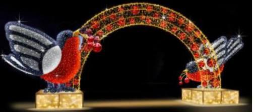 Гигантские светящиеся инсталляции появятся в Нижневартовске к Новому году Гигантские светящиеся инсталляции появятся в Нижневартовске к Новому году