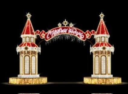 Гигантские светящиеся инсталляции появятся в Нижневартовске к Новому году