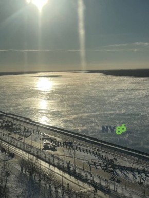 Доброе утро, вартовчане!. У нас тут Обь парит