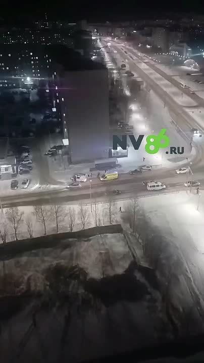 ДТП на перекрестке Нефтяников и Интернациональной