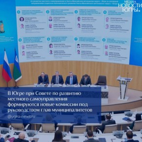 В Югре сформируют постоянно действующие комиссии при Совете по развитию местного самоуправления