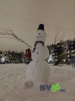 Такого полутораметрового красавца слепили жители 13 микрорайона