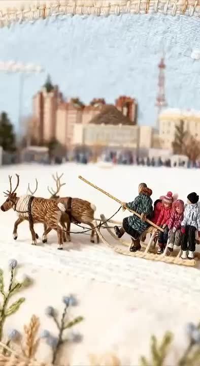 Тренд на вязаный город захватил Югру