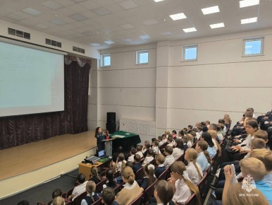 В образовательных учреждениях продолжается работа по профилактике пожарной безопасности среди учащихся