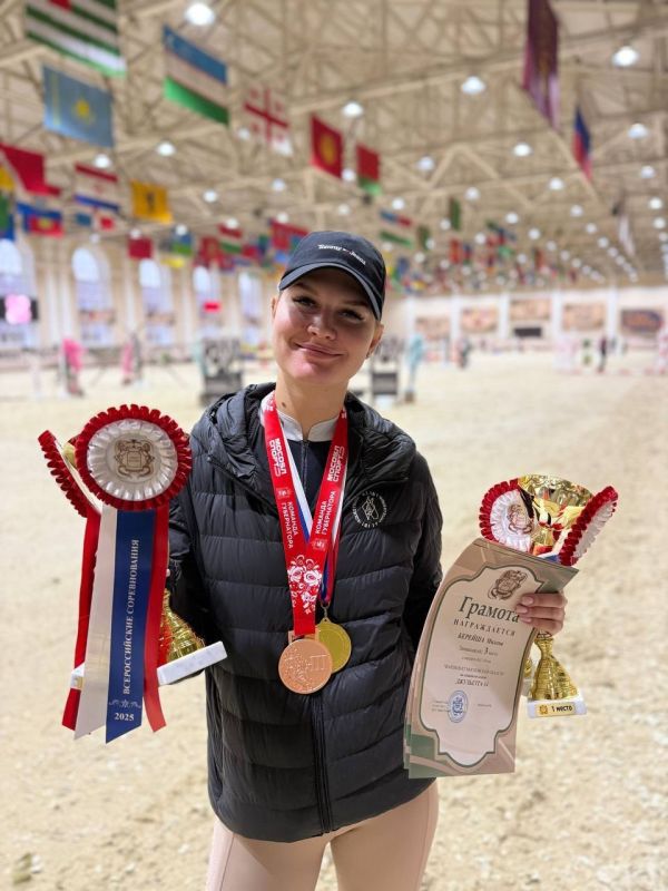 Югорские конники показали яркий результат на федеральном турнире