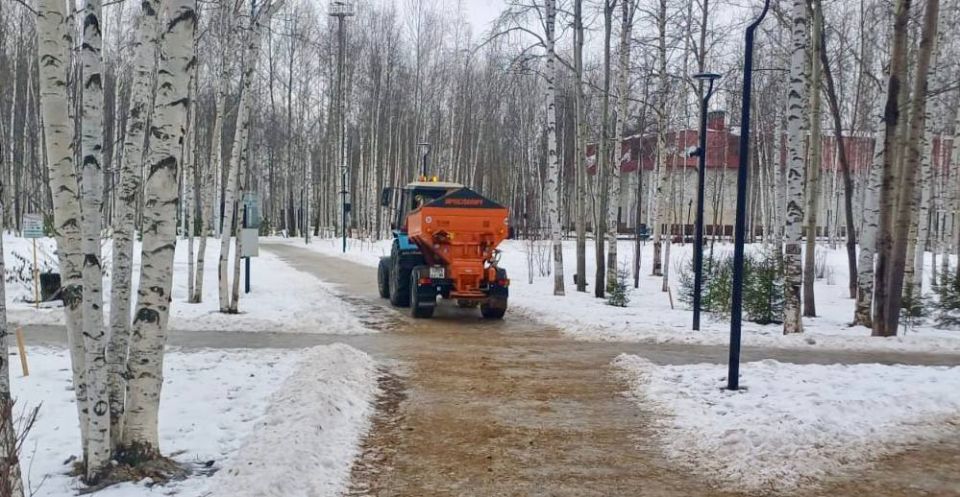 Резкие перепады температур последних дней стали причиной гололедицы на улицах города