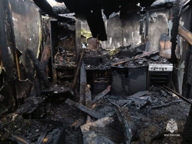 Пожар в Урае привел к гибели человека