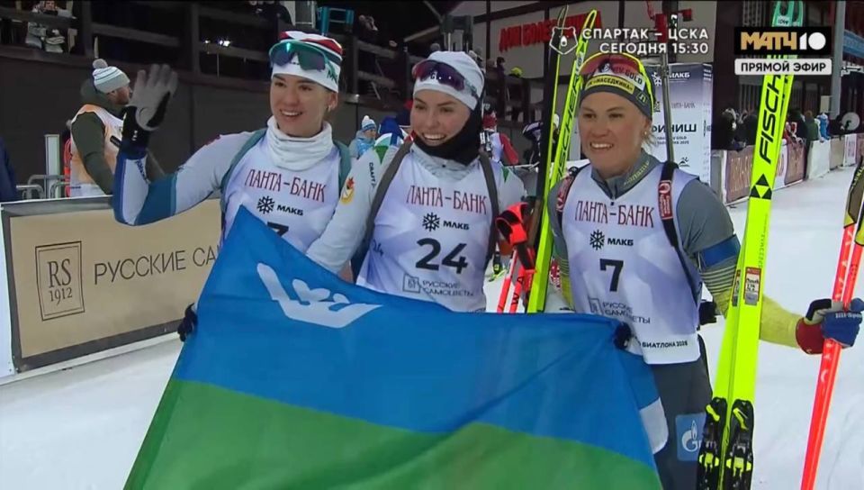 Югорская биатлонистка Виктория Метеля стала триумфатором женского масстарта на домашнем Кубке МЛКБ