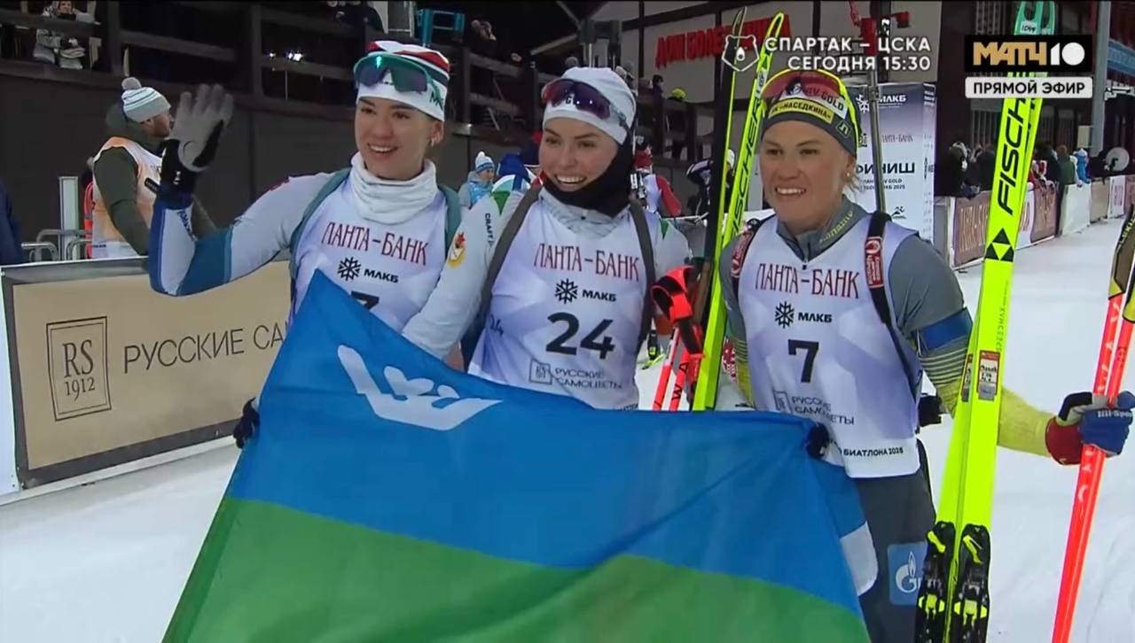 Югорская биатлонистка Виктория Метеля стала триумфатором женского масстарта на домашнем Кубке МЛКБ