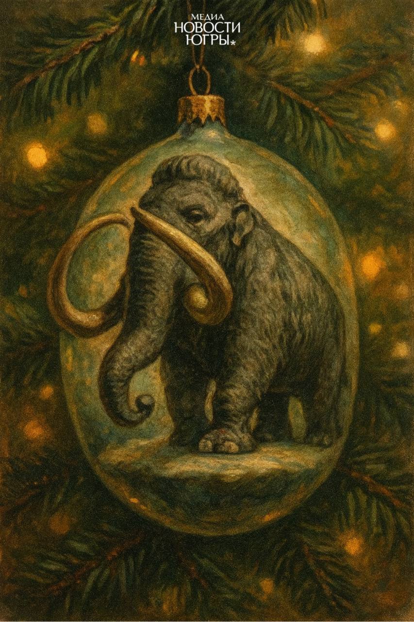 С помощью нейросети мы создали новогодние украшения с символами Югры С помощью нейросети мы создали новогодние украшения с символами Югры