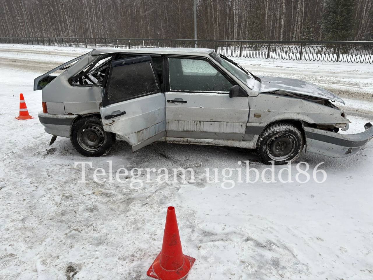 В Ханты-Мансийске «начинающий водитель» не справился с управлением