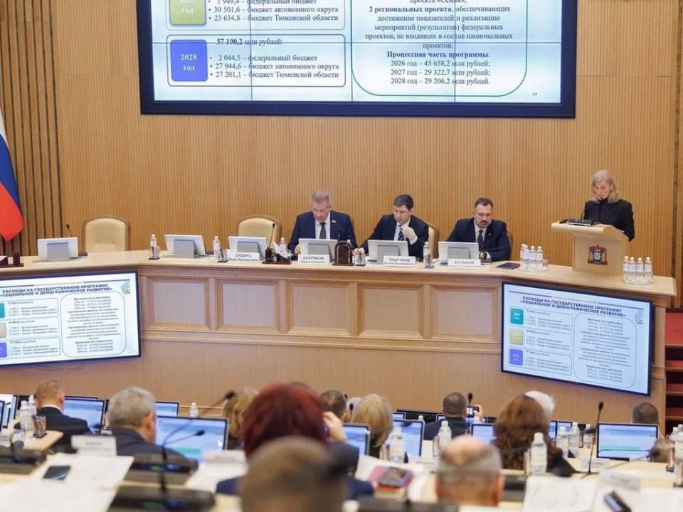 Дума Югры приняла закон о бюджете на 2026-28 годы