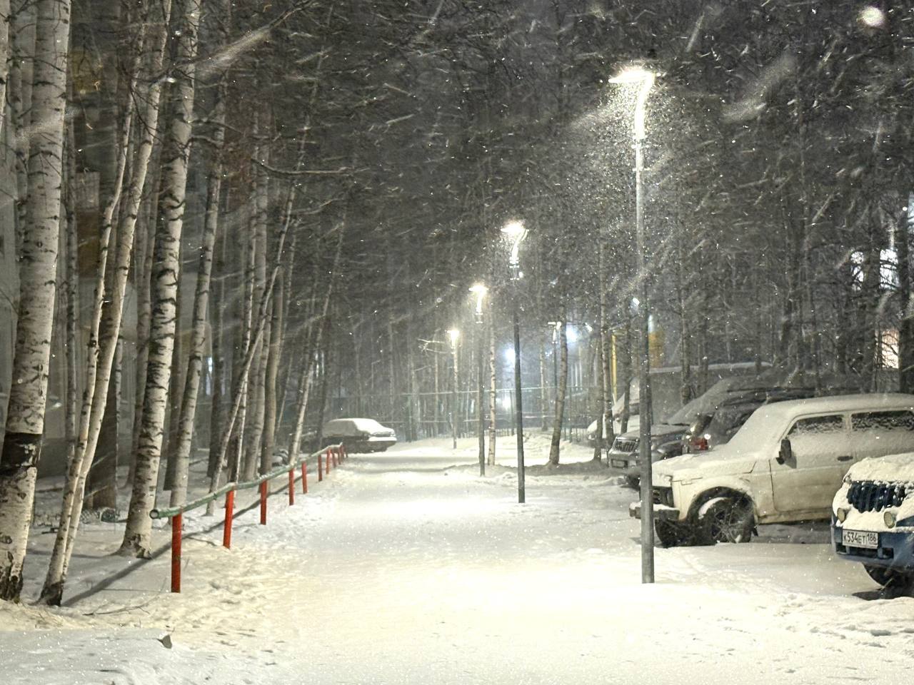 Новые линии освещения в первых микрорайонах Новые линии освещения в первых микрорайонах