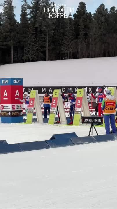 Стартовала мужская гонка преследования