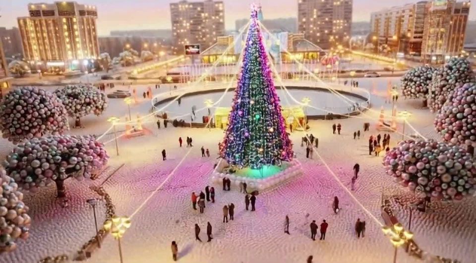 Это Нижневартовск из бисера и стразиков