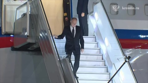 Президента России у трапа встретил Премьер-министр Индии Нарендра Моди