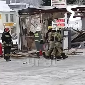 Взрыв на заправке "Лукойла" в Ханты-Мансийске