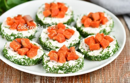 Праздничные бутерброды с красной рыбой: быстро и вкусно