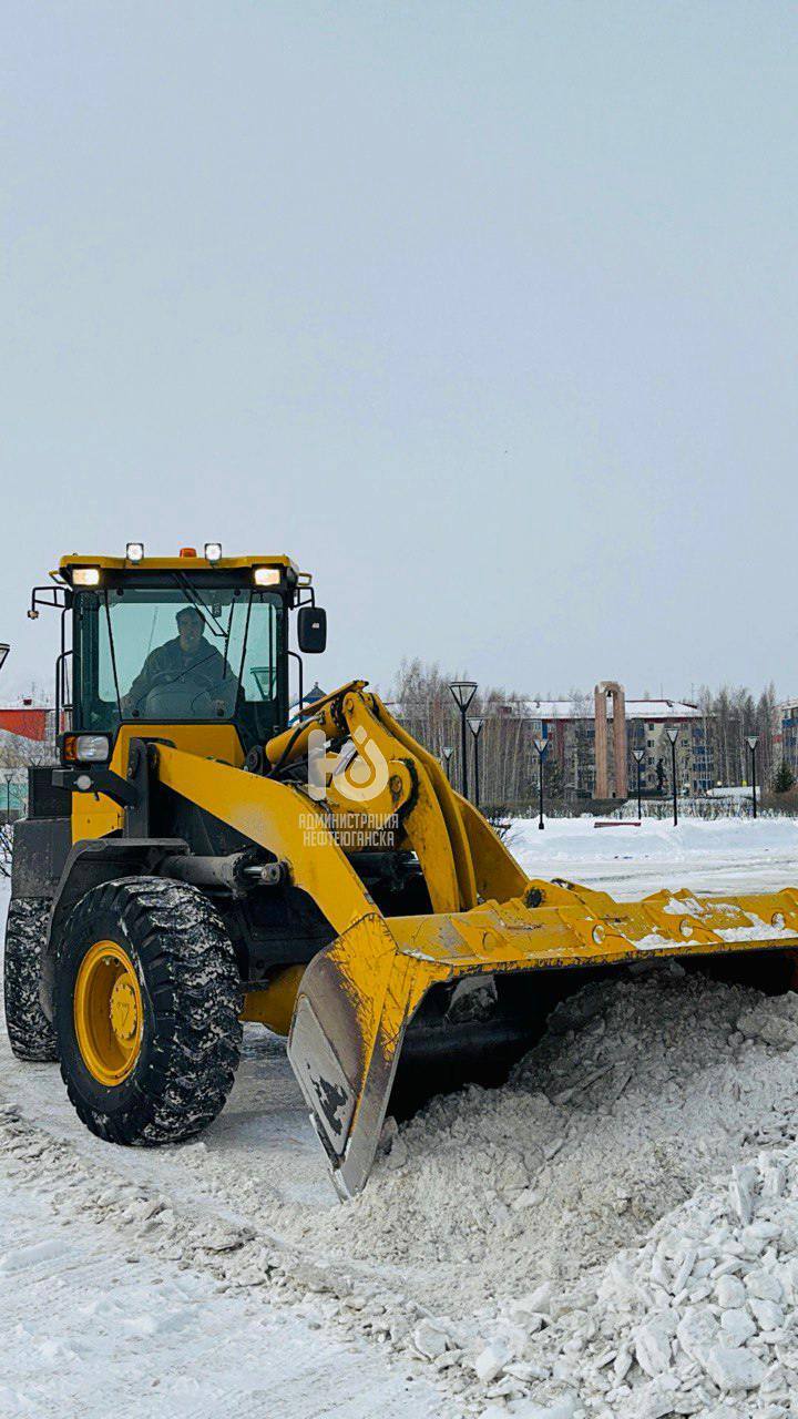 План по уборке и вывозу снега в городе Нефтеюганске на 6 декабря: