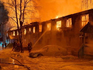 Прокуратура организовала проверку по факту пожара в с.п. Солнечный