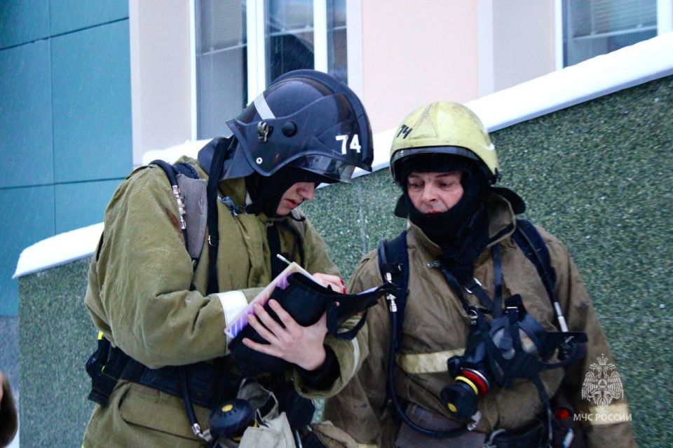 На базе Когалымского политехнического колледжа проведены пожарно-тактические учения