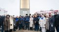 Сегодня в столице округа торжественно открыли стелу «Ханты-Мансийск – город трудовой доблести»