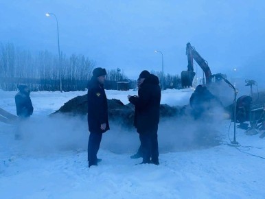 Прокуратура проводит проверку по факту порыва на сетях теплоснабжения в г.Белоярском
