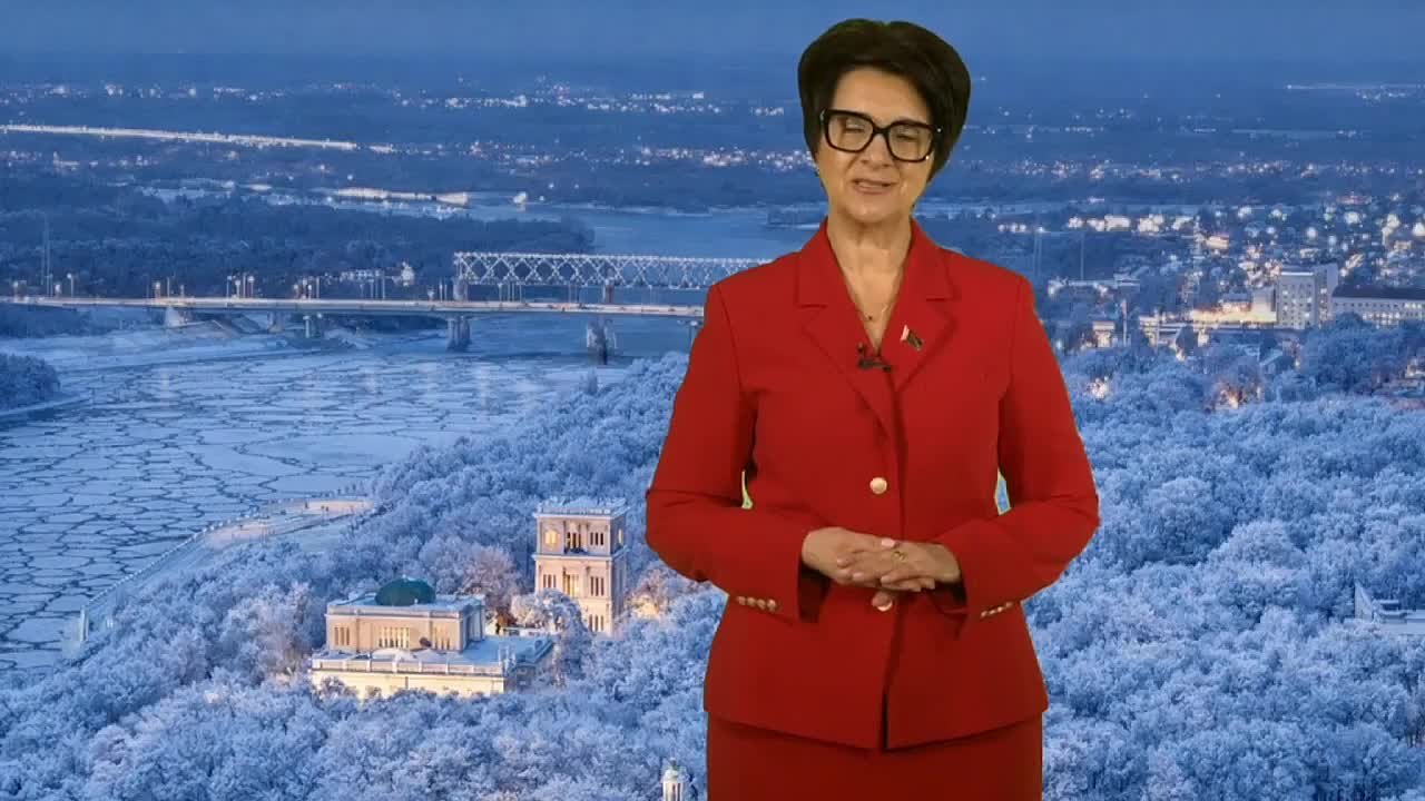 Глава Сургута Максим Слепов поделился поздравлением с Новым годом из белорусского города-побратима Гомель