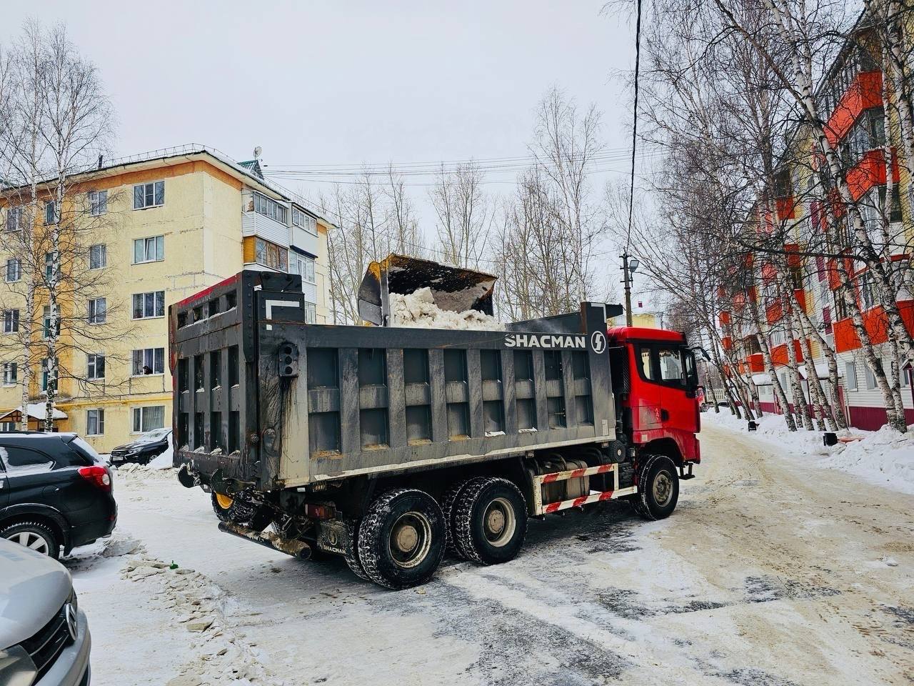 План по уборке и вывозу снега в городе Нефтеюганске на 8 января