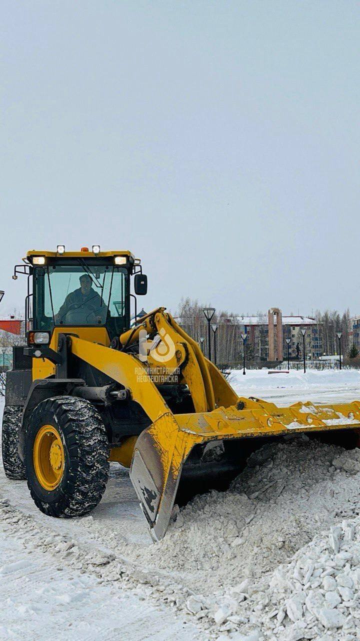 План по уборке и вывозу снега в городе Нефтеюганске на 13 января