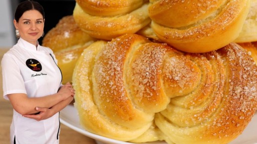 Как приготовить пышные сахарные булочки, как у бабушки