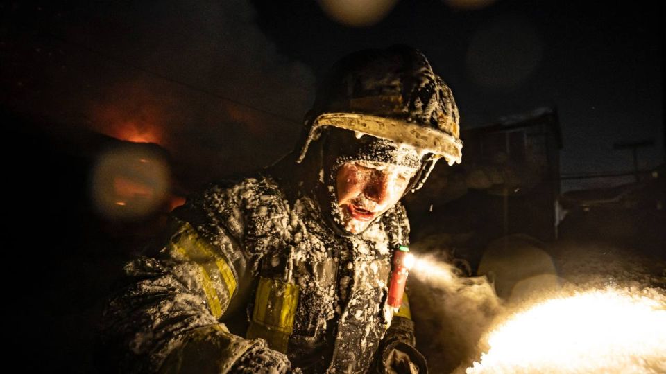Чрезвычайное тушение в -30°С