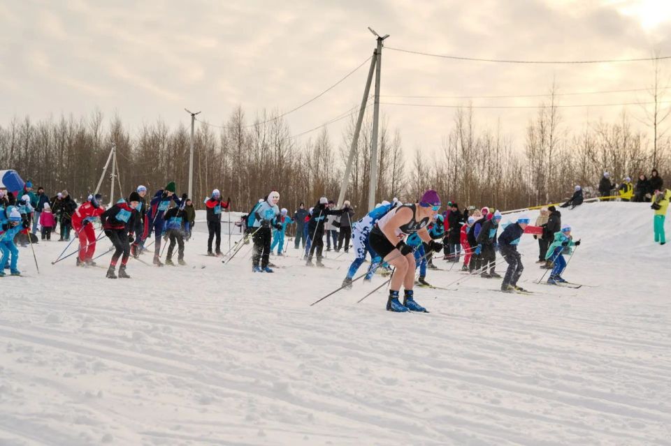Сегодня в Нефтеюганске прошла Всероссийская гонка «Лыжня России - 2026»