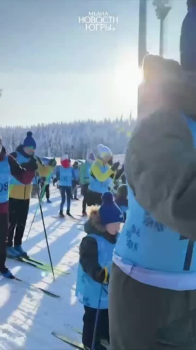 На «Лыжне России» дали старт массовому забегу