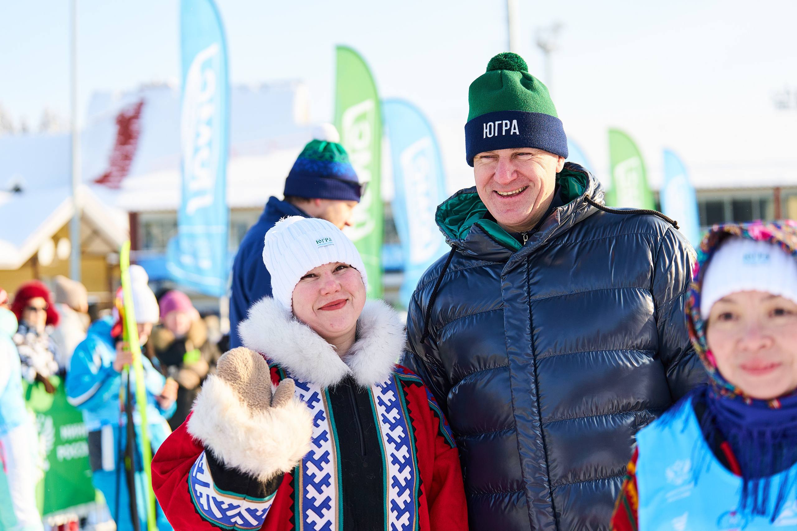 На старт «Лыжни России» в Югре вышли около 16 тысяч человек