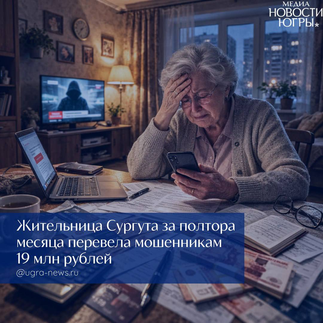 Пенсионерка из Сургута отдала мошенникам 19 миллионов рублей