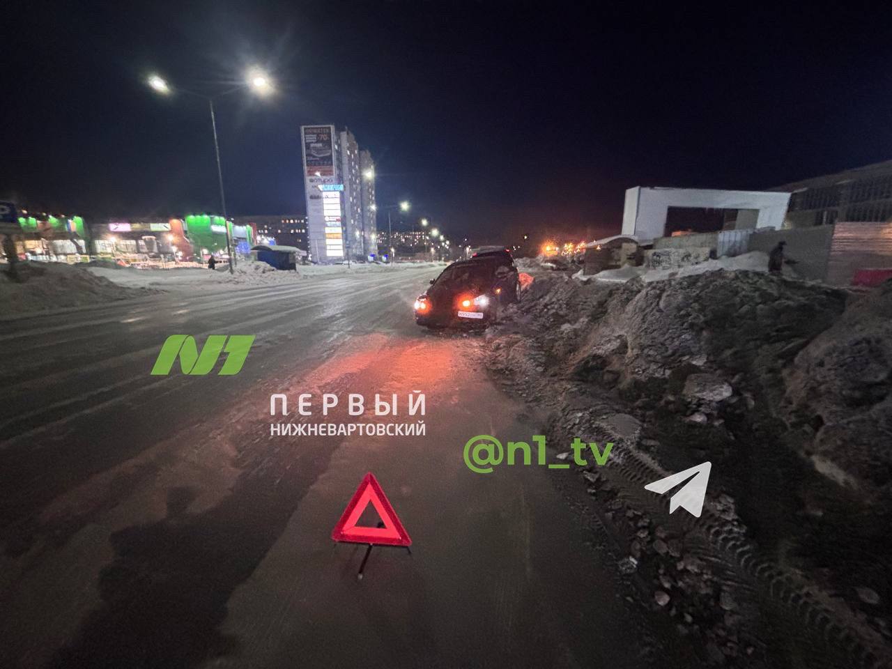 Машину выкинуло с дороги из-за колейности