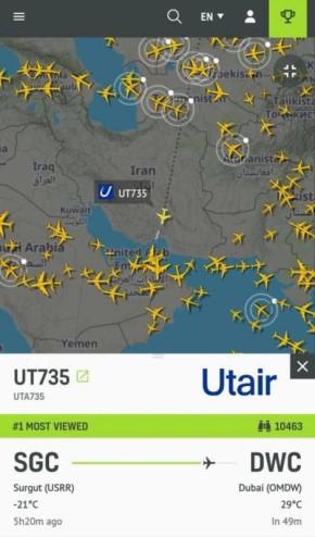 Если вы переживали за отважный самолетик из Сургута, который летел среди ракет над Ираном, то не переживайте