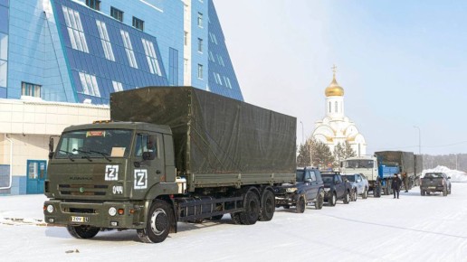 Из Сургута в зону проведения специальной военной операции отправился 39-й гуманитарный конвой