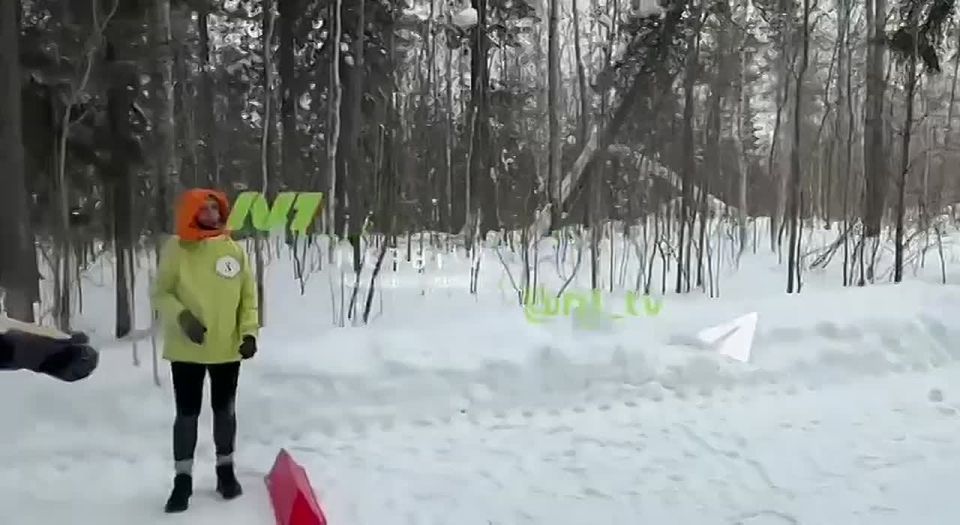 А вот так проходил экстремальный забег