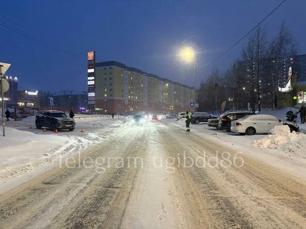 В Нижневартовске в автоаварии пострадал пешеход
