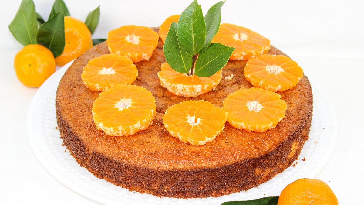 Засветите праздничный стол мандариновым кексом с особым тестом